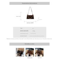 2025 nuevo bolso de señora, bolso de señora versátil, negro, café, marrón - details 0