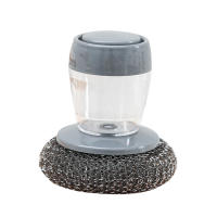 Cepillo de limpieza de presión multifuncional, tanque de almacenamiento de líquidos incorporado, cepillo de olla para lavar platos de cocina - details 7