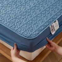 Funda de colchón acolchada suave de algodón puro, Protector de almohadilla de cama personalizado, antibacteriano, tamaño King, no incluye funda de almohada - details 39