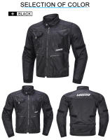 LYSCHY-Chaqueta protectora de verano para motocicleta para hombre, chaqueta de motociclista de malla transpirable para mujer, Moto, Motocross, ropa de montar reflectante - details 3