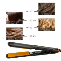 Plancha de Calentamiento de Cerámica de Titanio Profesional Hierro de Alisa para Estilizar el Cabello Certificado CE - details 8