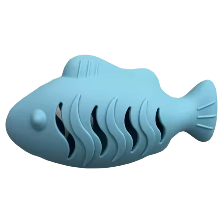 Juguete Interactivo Para Gatos En Forma De Octopus Alimento Puzzle Y Mordedor Dental De Silicona Juguete Auto-entretenido Para Mascotas - 1