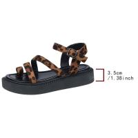Sandalias planas estampadas para mujer, zapatos a la moda, Verano - details 1