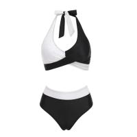 Bikini con estampado floral para mujer, traje de baño de dos piezas, de cintura alta, para adolescentes - details 20