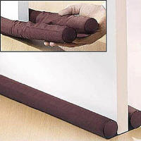 Tope de tiro de doble puerta marrón, excluidor de doble calado, aislador de aire, protector de ventanas Dodger, ahorro de energía - details 5