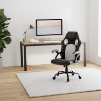 Escritorio, Silla de Oficina, Silla de Ordenador, Silla Giratoria, regulación en Altura, con Respaldo, - details 1
