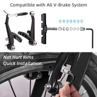 Pastillas de freno prémium para bicicleta de montaña profesional, Kit de bloques de freno para bicicleta, llave hexagonal gratis, 4 piezas - details 2