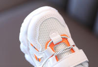 Zapatillas deportivas transpirables de malla con velcro para niños y niñas - details 6