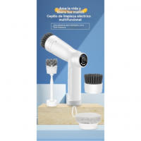 Inalámbrico de mano cepillo de limpieza eléctrico multifuncional hogar cocina lavavajillas cepillo impermeable cepillo de limpieza portátil - details 0