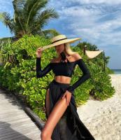 Bikini para mujer, traje de baño de dos piezas, ropa de playa, conjuntos de 2 uds., 2021 - details 14