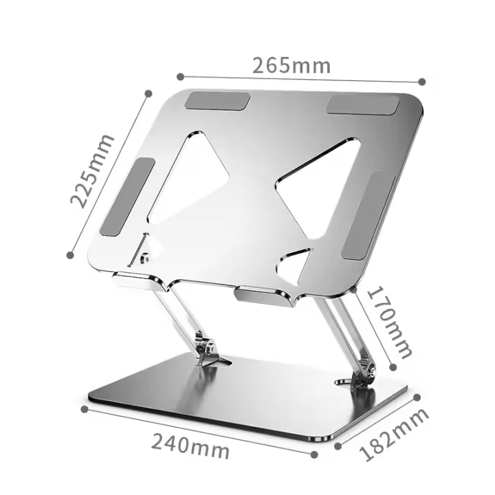 Soporte portátil plegable de Metal para ordenador portátil y tableta, aumento de altura, disipación de calor - 1