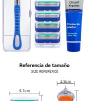 Afeitadora barba hombre Manual Portátil para casa - details 8