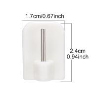 Ganchos de Pared Adhesivos Fáciles de Instalación Tamaño Pequeño para Ventana, Baño, Cocina - details 0