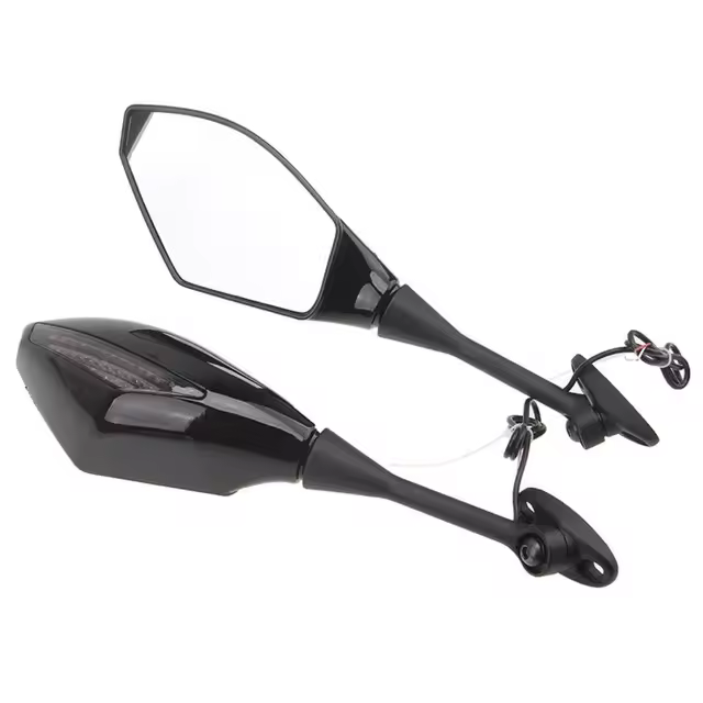 Señales de Giro de Motocicleta Espejos Laterales de Vista Trasera para Honda CBR 600 RR 2003-2014, CBR1000RR 2004-2007, CBR 250R 500R - 1
