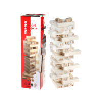 Juego de Mesa de 54 Piezas Jenga para Familias, Juguete Interactivo y Educativo para Niños, Ideal para Reuniones y Diversión - details 8