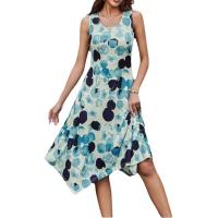 Vestido sin mangas de verano para mujer, vestidos estampados a la moda para mujer - details 2