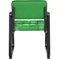 B Tapizada En Cuero Sintético I Silla De Espera con Reposabrazos I Silla Confidente con Base De Metal I Color:, Color:Negro - details 37