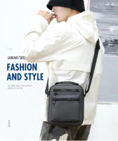 Bolso Cruzado de Oxford Casual Bolso de Negocios de Hombro Único de Poliéster Suave con Cierre de Cremallera Tendencia Callejera - details 2