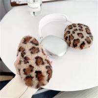 Fundas de lujo con estampado de leopardo para auriculares inalámbricos Airpods Max, fundas protectoras suaves de felpa y peluche. - details 3