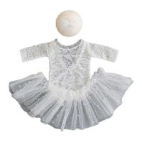 Conjunto de accesorios para recién nacido, Baby Bailey, gorro, falda corta, mono de fotografía infantil, 3 piezas - details 0
