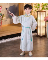 Túnica de la dinastía Song Hanfu para hombres y mujeres, primavera y otoño, traje antiguo de estilo chino Tang fino para niños, nuevo rendimiento para niños - details 22