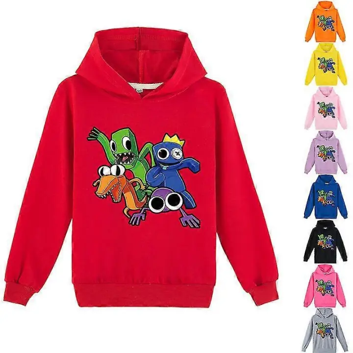 Suéter con capucha y estampado de dibujos animados para niños-1Y BSSM - 1