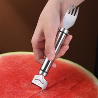 Cortador de sandía portátil, cortador de molino de viento de sandía, tenedor rebanador para lavavajillas doméstico y de restaurante - details 7