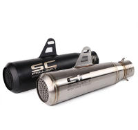 Escape de Silenciador de Motocicleta RESPRACE Universal Tubo de Escape Redondo para Yamaha - details 8