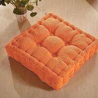 Cojín de asiento acolchado cuadrado/redondo multiusos, cojín de sofá grueso de Color sólido, cojín de suelo suave de 40cm para oficina - details 5