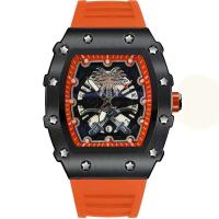 Reloj de Lujo para Hombres Reloj de Negocios Litio Autómico con Fecha y Luz Empuñadura de Cuero - details 1