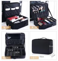 Bolsa de Cosméticos Portátil Avanzada Seducyan Gran Capacidad para Maquillaje, Tatuaje, Bordado - details 18