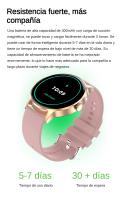 2024 Reloj Inteligente Hombres Mujeres, Smartwatch con Llamada Bbluetooth, Pantalla AMOLED de 1,43