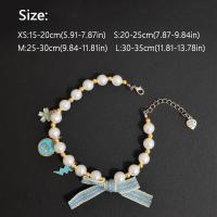 Collar ajustable para mascotas, decoraciones dulces, collar de perlas para gato, colgante de princesa, joyería para gato, suministros para mascotas - details 0