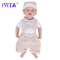 Muñeca Renacida de Silicona 100% IVITA 37cm, 1.65kg Juguete Realista para Niños Ojos Personalizados - details 28