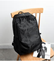 Mochila resistente al desgaste para viajeros, mochila informal de tela Oxford, mochila curva impermeable neutra para estudiantes de secundaria - details 20