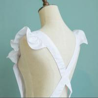 Delantal Blanco Retro con Volantes Ajustable para Maid Cosplay, Horneado, Limpieza Cocina y Dining - details 5