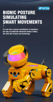 Perro Robot con Control remoto, mascotas robóticas interactivas inteligentes programables con Bluetooth, música, perros bailando, juguetes para niños, regalos - details 4