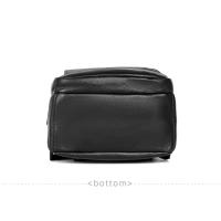 Mochila De piel auténtica 100% para hombre, morral para ordenador portátil de 14 pulgadas, de viaje, a la moda - details 17