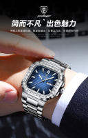 Marca suiza de lujo nuevo reloj de hombre con doble calendario reloj de diamantes - details 2
