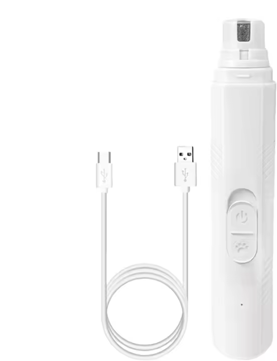 Molinillo de uñas para mascotas, cortauñas eléctrico, suministros de aseo para gatos con luz LED, cortaúñas para gatos, silencioso, añade comodidad, seguro para mascotas - 1