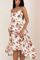 Vestido de Lencio Retro con Estampado de Rosa Vestido de Moda de Vacaciones y Oferta de 2025 - details 17