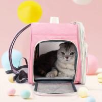 Mochila portamascotas portátil, bolsas de viaje plegables y transpirables para perros, cómoda bolsa de transporte para gatos de gran capacidad, suministros para mascotas - details 9