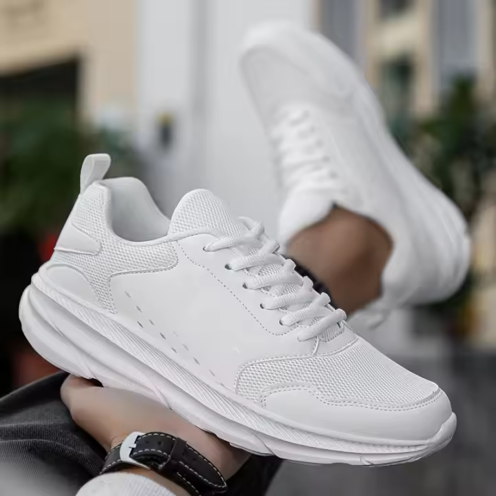 Zapatillas de moda para hombre Zapatillas elásticas ultraligeras y transpirables Suela blanda Zapatos casuales - 1