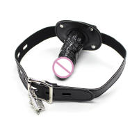 Tapón de utensilio de masturbación femenina, anillo de molinete de boca de pene de silicona negro, Juguetes sexuales grandes y pequeños a largo plazo para mujeres - details 6