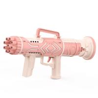 Red 9 agujeros cohete multiburbuja pistola de burbujas juguetes infantiles máquina de burbujas eléctricas - details 4