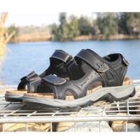 Nueva moda, zapatos de ocio de verano para hombre, sandalias de playa, sandalias de cuero genuino de alta calidad, sandalias suaves de talla grande para hombre, talla 38-48 - details 19