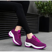 Zapatillas de moda para mujer Zapatillas de malla transpirable con amortiguación de aire Zapatos casuales con aumento de altura para mujer - details 22