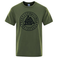 Camiseta con estampado de símbolos de Odín Vikings para hombre, camisa de manga corta para hombre, camisetas informales de Hip-Hop, ropa de calle Harajuku, verano 2022 - details 13