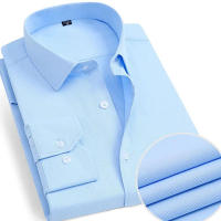 Camisas de hombre Oficina Simple Básico Marca Hombre Ropa - details 7