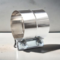 Abrazadera de Tubo de Acero Inoxidable Conexión de Tubo de Escape de Silenciador - details 1